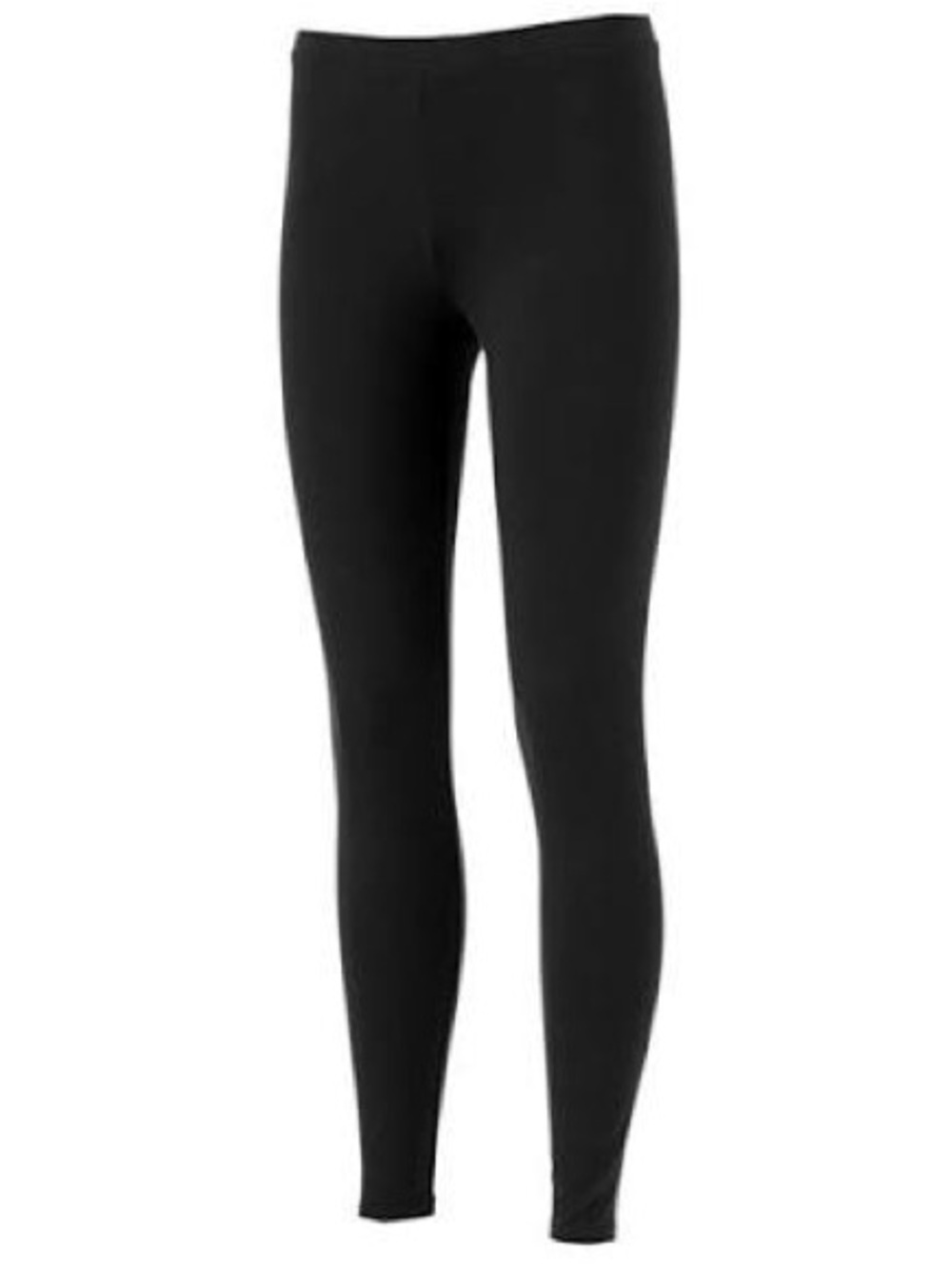 LC Lauren Conrad Black Cotton Stretch Leggings High Rise Everyday Basic Soft Fit - Picture 2 of 2